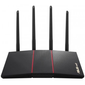 Router Wi-Fi ASUS RT-AX55 - AX1800|Dual Band|WiFi 6|1 x RJ45|4 x LAN 10, 100, 1000|4 anteny zewnętrzne - zdjęcie 3